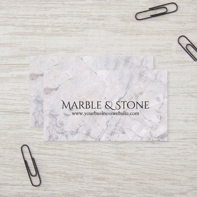 Marble & Stone Countertops Business Card (Front/Back In Situ)