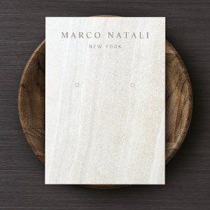 Marble Stone Earring Display Card