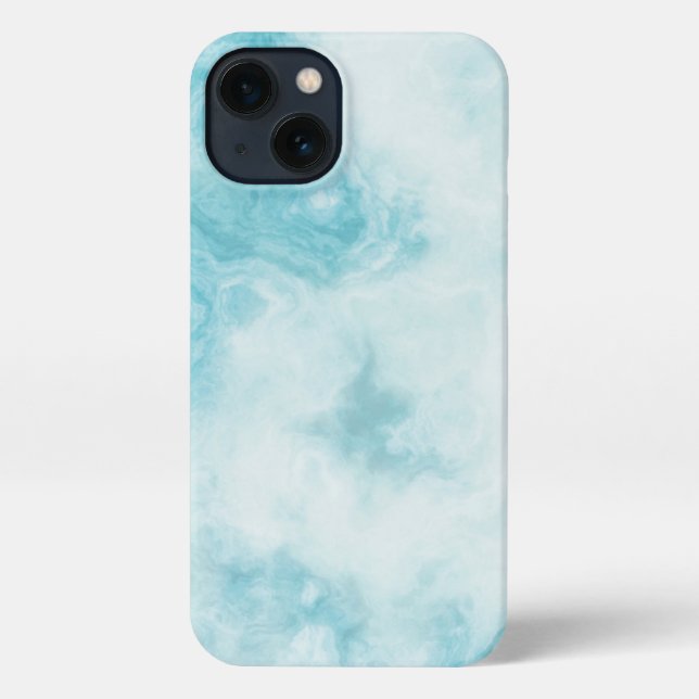 Marble Stone Green iPhone 13 Case (Back)