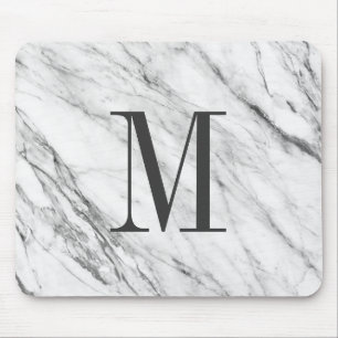 Marble Stone Monogrammed MousePad