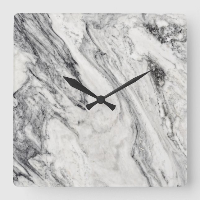 Marble Stone Pattern Acrylic Wall Clock (Front)