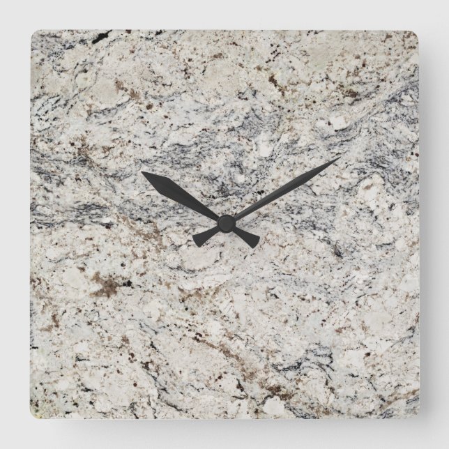 Marble Stone Pattern Acrylic Wall Clock (Front)