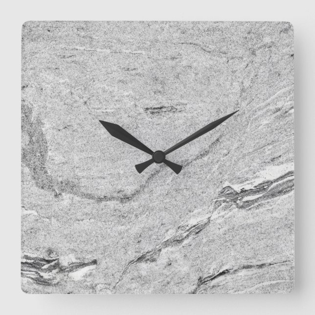 Marble Stone Pattern Acrylic Wall Clock (Front)