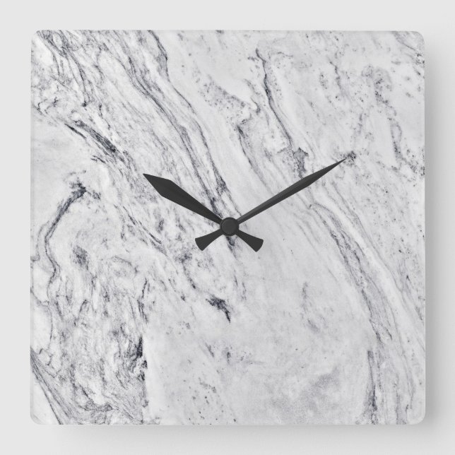 Marble Stone Pattern Acrylic Wall Clock (Front)