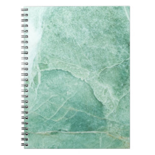 Marble stone pattern, green texture. notebook
