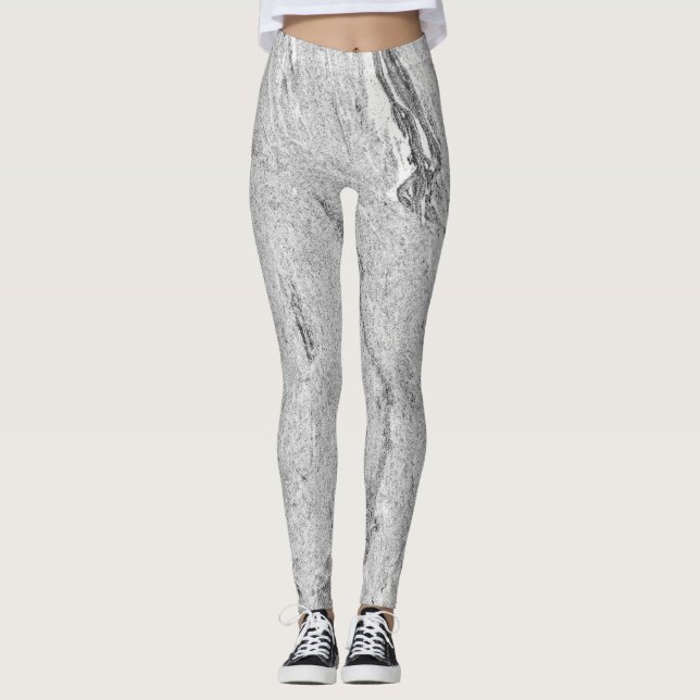 Marble Stone Pattern Leggings (Front)