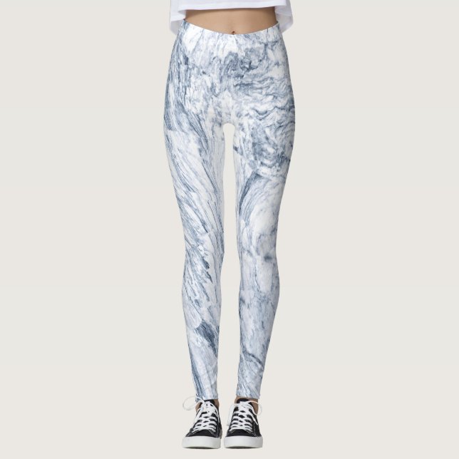 Marble Stone Pattern Leggings (Front)