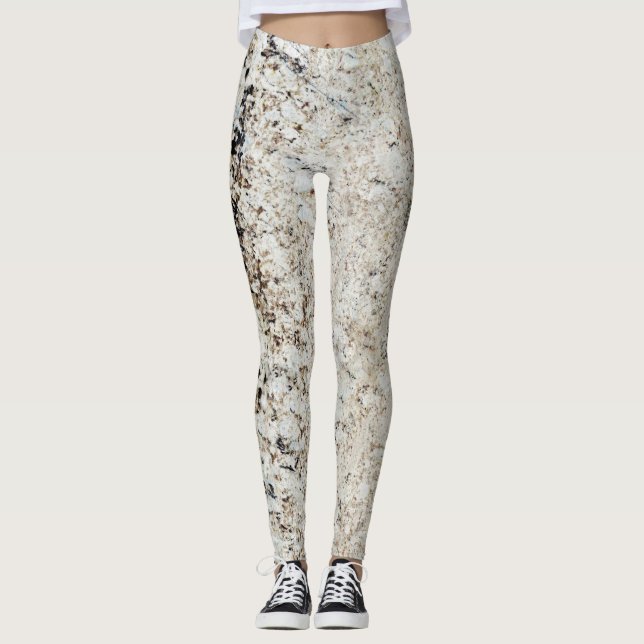 Marble Stone Pattern Leggings (Front)