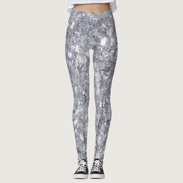 Marble Stone Pattern Leggings (Front)