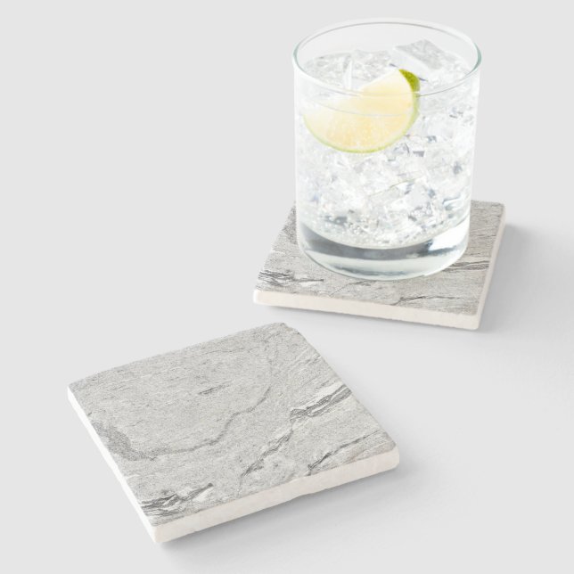 Marble Stone Pattern Stone Coaster (Side)