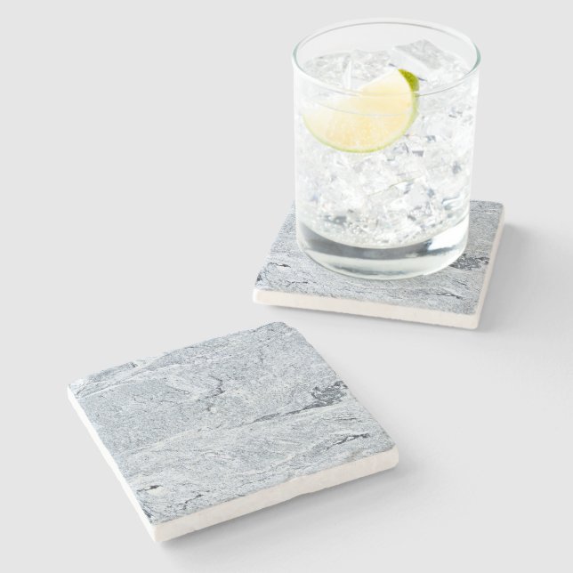 Marble Stone Pattern Stone Coaster (Side)