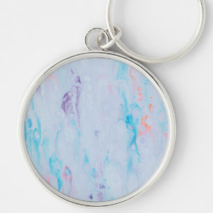 Marble Stone Premium Round Keychain