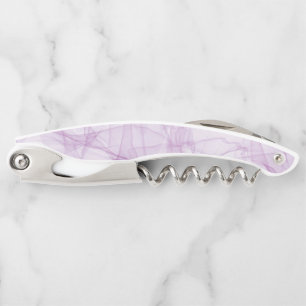 Marble Stone White Corkscrew Bottle Opener