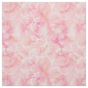 Marble swirl print - coral pink fabric