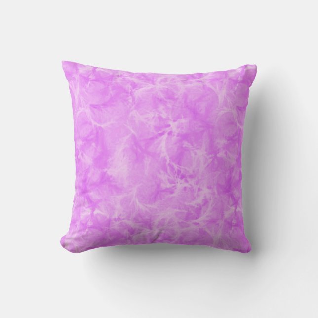 Marble swirl print - soft violet cushion (Front)