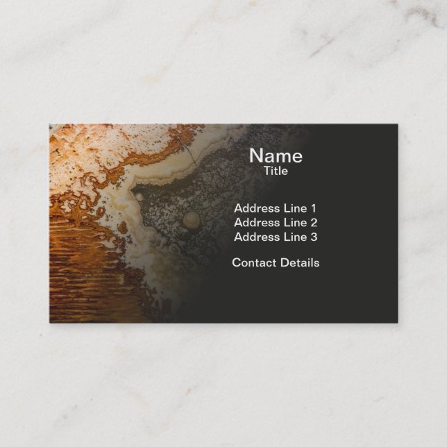 Marble Table Business Card (Front)