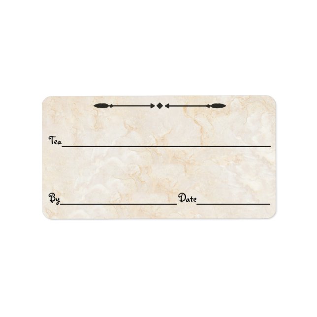 Marble Tea/Coffee/Etc. Canister Labels (Front)