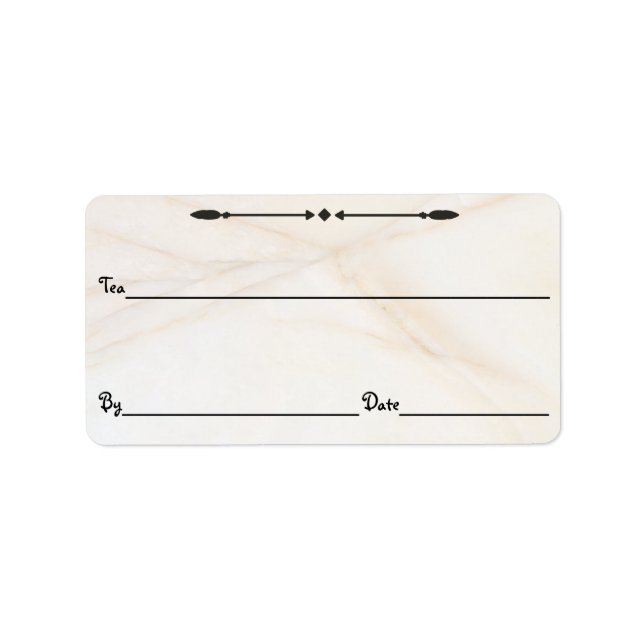 Marble Tea/Coffee/Etc. Canister Labels (Front)