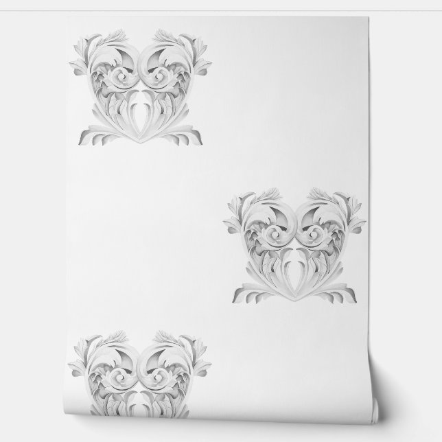 Marble Tendrils on a  Wallpaper (Unrolling)