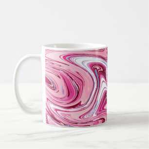 Marble texture background. Liquid marble texture a Coffee Mug