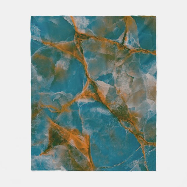 marble texture background, natural breccia marbel  fleece blanket (Front)