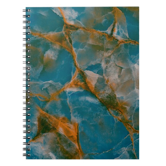 marble texture background, natural breccia marbel  notebook (Front)