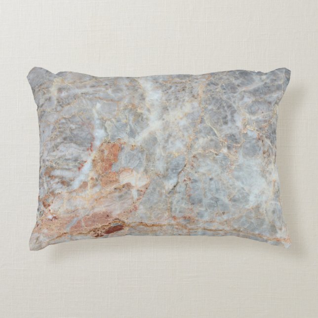 marble texture background pattern with high resolu decorative cushion (Front)