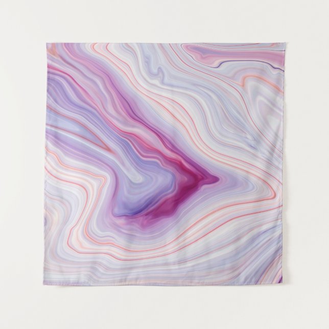 Marble texture background / white grey marble patt tapestry (Front)