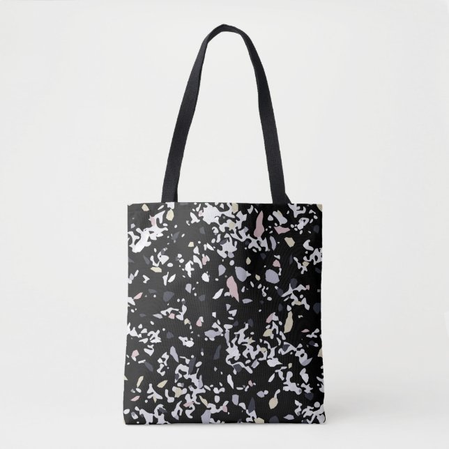 Marble Texture Black     Tote Bag (Front)