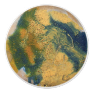 Marble texture ceramic knob