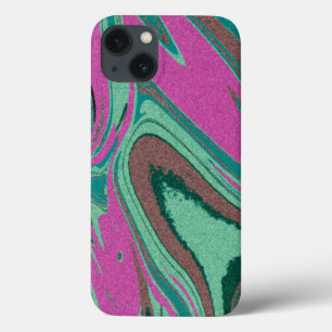 Marble Texture Colourful iPhone 13 Case