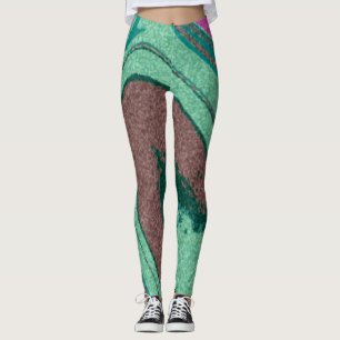 Marble Texture Colourful      Leggings