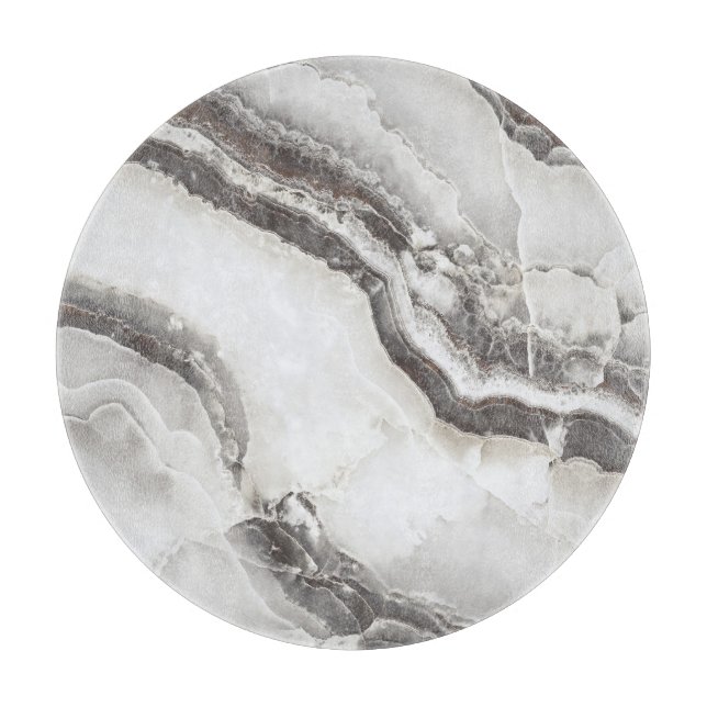 Marble Texture, High-Resolution Italian Slab. Cutting Board (Front)