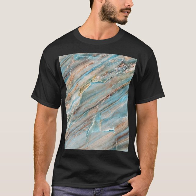 Marble texture: high-resolution print design T-Shirt (Front)