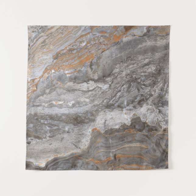 Marble Texture: Italian Limestone Elegance. Tapestry (Front)