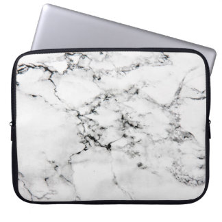Marble texture laptop sleeve