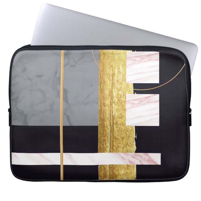  Marble texture Laptop Sleeve (Front)