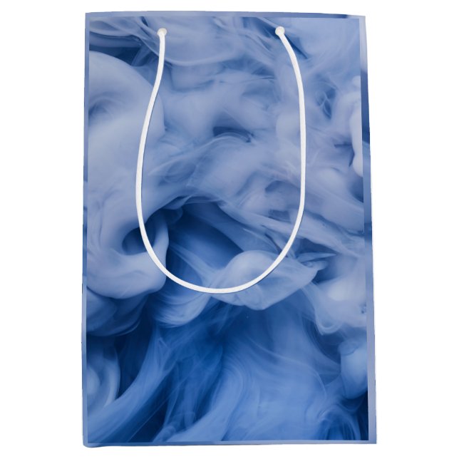  Marble Texture Natural        Medium Gift Bag (Front)