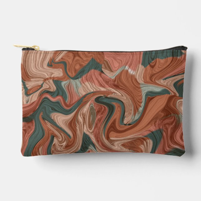 Marble Texture Pattern    Accessory Pouch (Front)