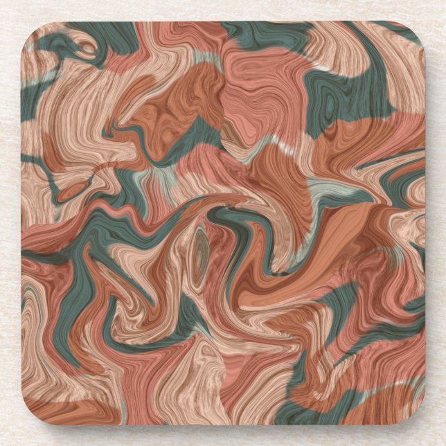 Marble Texture Pattern          Coaster (Front)