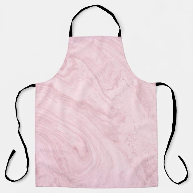 Marble texture pink lavender apron (Front)