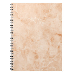 Marble texture white pattern notebook