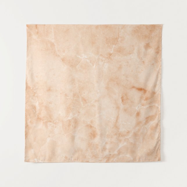 Marble texture white pattern tapestry (Front)