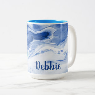 Marble Two-Tone Coffee Mug