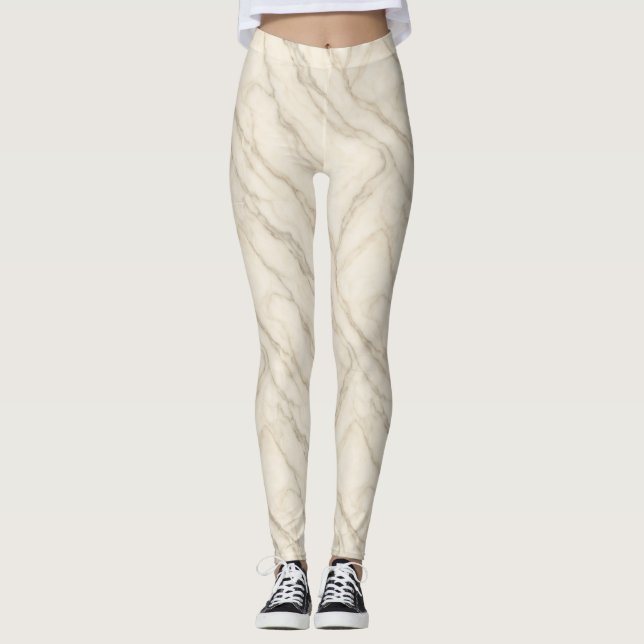 Marble Veins Leggings (Front)