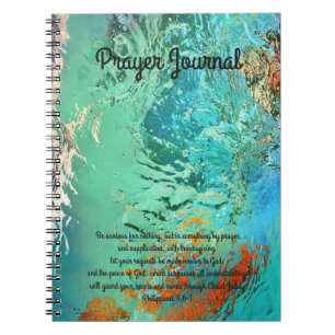 Marble Water Abstract Prayer Journal