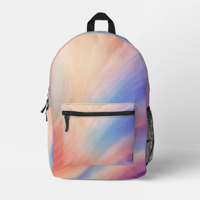 Marble wave Print Cut Sew Bag (Front)