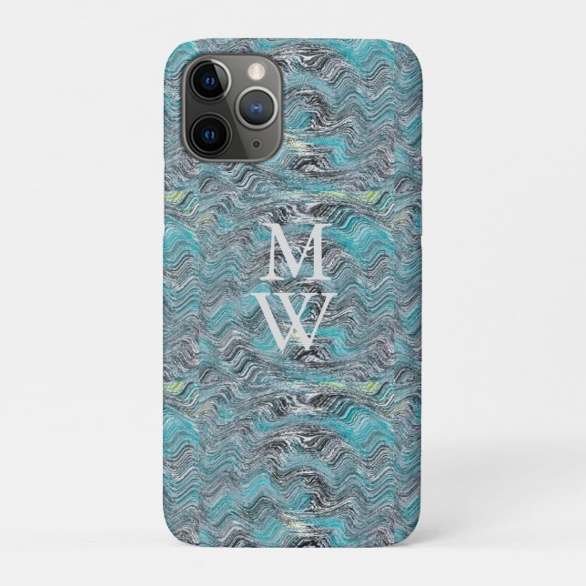 Marble Waves Case-Mate iPhone Case (Back)