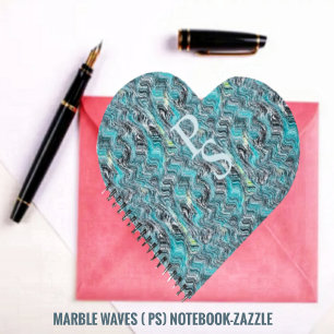 Marble Waves Notebook