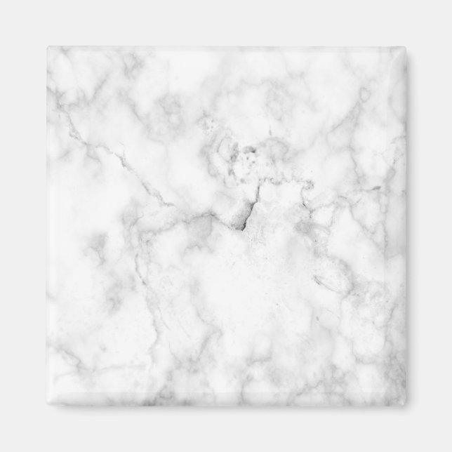 Marble White Background Pattern Tile Magnet (Front)